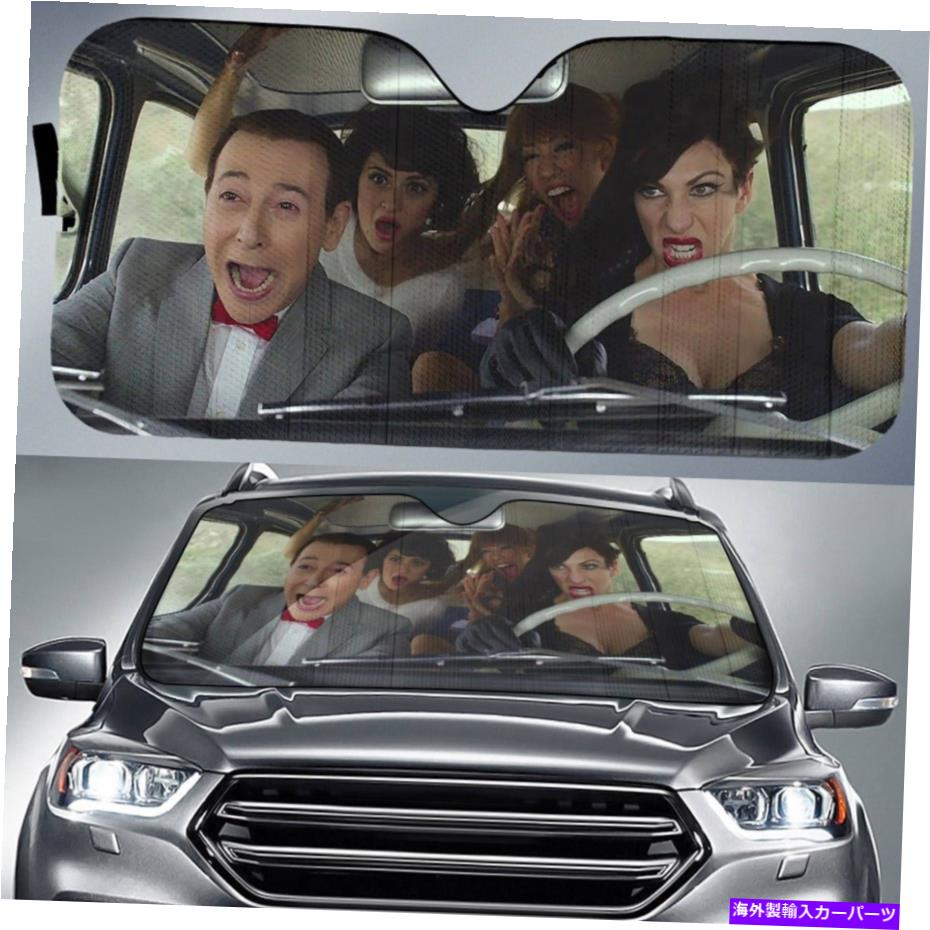 サンシェード Pee-Wee Herman Pee-Weeの大きなホリデーカーサンシェード Pee-wee Herman Pee-wee's Big Holiday Car Sun Shade【並行輸入品】