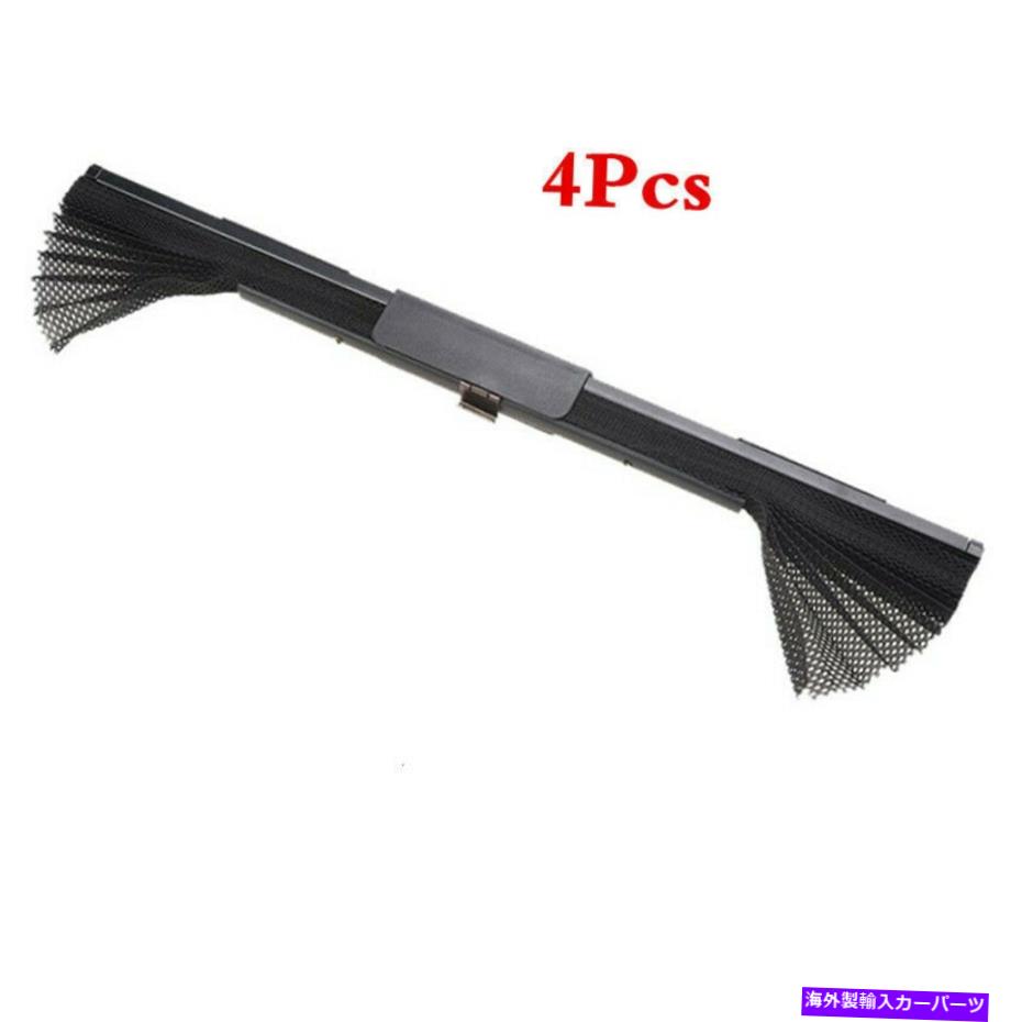 サンシェード 4PCS車格納式サイドウィンドウカーテンサンシェードメッシュカバーブラックユニバーサル 4Pcs Car Retractable Side Window Curtain Sun Shade Mesh Cover Black Universal【並行輸入品】