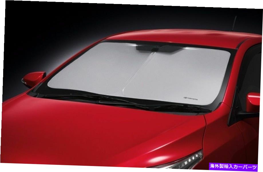 サンシェード 本物のフロントガラスサンシェードバイザーシルバーコートトヨタヴィオスヤリスセダン Genuine Windshield Sun shade Visor Silver Coat for Toyota Vios Yaris Sedan【並行輸入品】