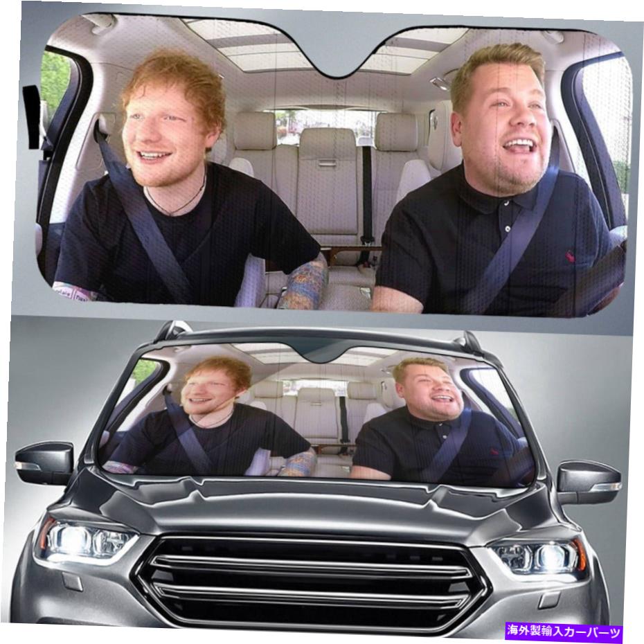 サンシェード エド・シーラン・カーペール・カラオケジェームズ・コーデン・カー・サン・シェードとのレイト・レイト・ショー Ed Sheeran Carpool Karaoke The Late Late Show with James Corden Car Sun Shade【並行輸入品】