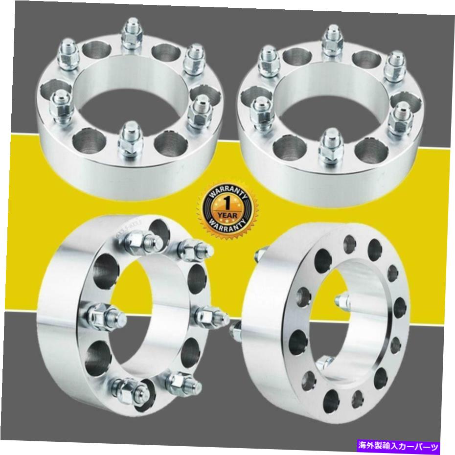 スペーサー 4x 2インチ6ラグホイールスペーサー6x5.5 for Chevy Silverado 1500 Tahoe Suburban Truck 4X 2 inch 6Lug Wheel Spacers 6x5.5 For Chevy Silverado 1500 Tahoe Suburban Truck【並行輸入品】