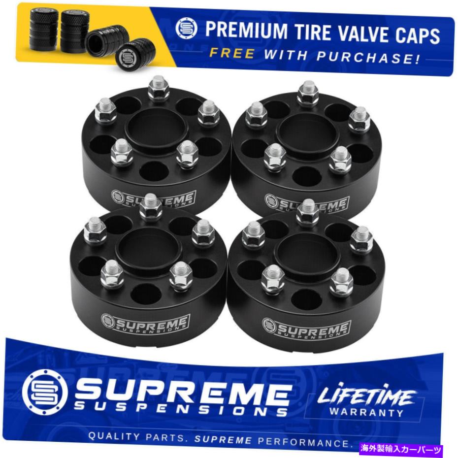 スペーサー 5x108mmハブセントリックホイールスペーサーは2021-2022 Ford Maverick M14x1.5スタッドに適合します 5x108mm Hub Centric Wheel Spacers fits 2021-2022 Ford Maverick M14x1.5 Studs【並行輸入品】