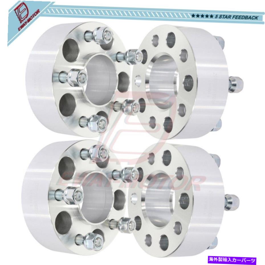 スペーサー 5x4.5 2インチフィットフォードマスタングトーラスフェアレーンレンジャー（4）ホイールスペーサー12x1.5 5x4.5 2 inch Fits Ford Mustang Taurus Fairlane Ranger (4) Wheel Spacers 12x1.5【並行輸入品】
