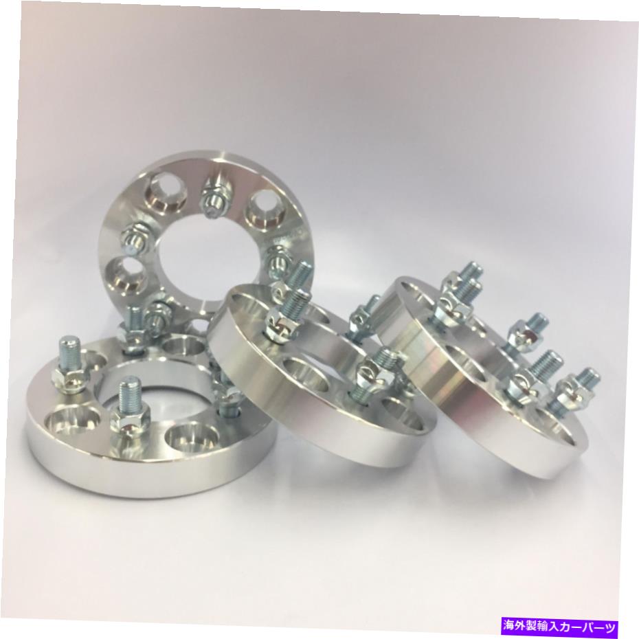 スペーサー 4PCSカスタムホイールスペーサー5x4.75 5x120.65 5x120.7 | 12x1.5 | 25mm 1インチ 4PCS CUSTOM WHEEL SPACERS 5X4.75 5X120.65 5X120.7 | 12X1.5 | 25MM 1 INCH【並行輸入品】