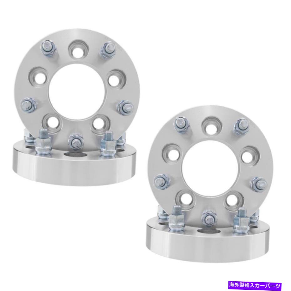 スペーサー 4PC 32mm 82.5mm 5x4.5?5x5.5 12x1.5ジープラングラー用ホイールスペーサーアダプター 4pc 32mm 82.5mm 5x4.5 to 5x5.5 12x1.5 Wheel Spacers Adapters for Jeep Wrangler【並行輸入品】