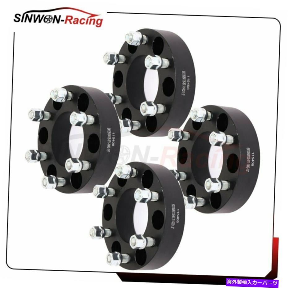 スペーサー 4x 6x135?6x135 6ラグ14x2ホイールスペーサー6ラグフィットリンカーンフォードF-150 4X 6x135 to 6x135 6 Lug 14x2 Wheel Spacers 6 Lug Fits Lincoln Ford F-150【並行輸入品】