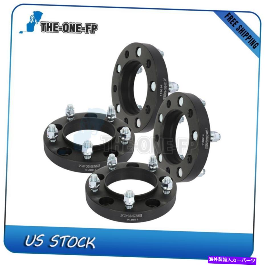 スペーサー 4xハブセントリックホイールスペーサー5x150 1インチフィットトヨタランドクルーザーツンドラセコイア 4X Hubcentric Wheel Spacers 5x150 1 inch Fits Toyota Land Cruiser Tundra Sequoia【並行輸入品】
