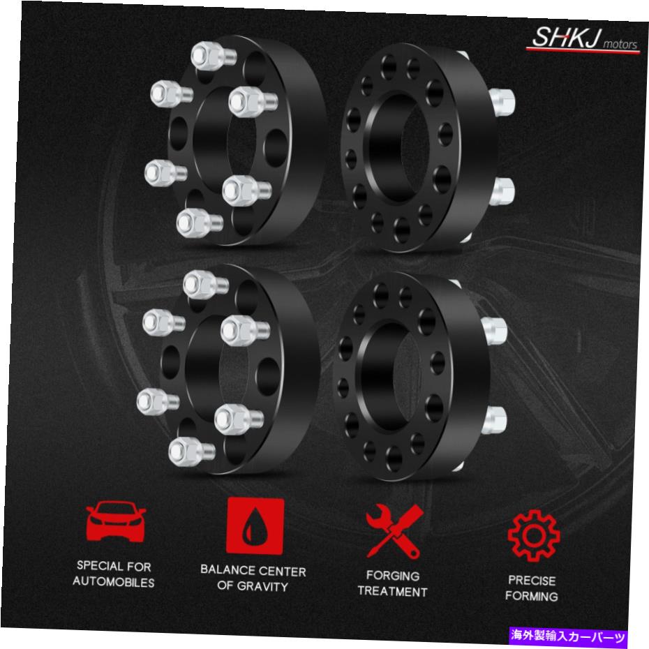 スペーサー （4）1.5インチホイールスペーサー6x135フォードF-150リンカーンナビゲーターマークLTマックス (4) 1.5 Inch Wheel Spacers 6X135 For Ford F-150 Lincoln Navigator Mark Lt Max【並行輸入品】