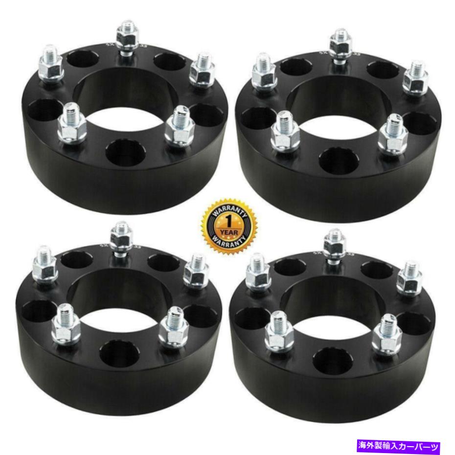スペーサー 4PC 5x135ホイールスペーサー2インチ厚のアダプター87.1mmフォード遠征リンカーン用リンカーン 4pc 5x135 Wheel Spacers 2inch Thick Adapters 87.1mm for Ford Expedition Lincoln【並行輸入品】