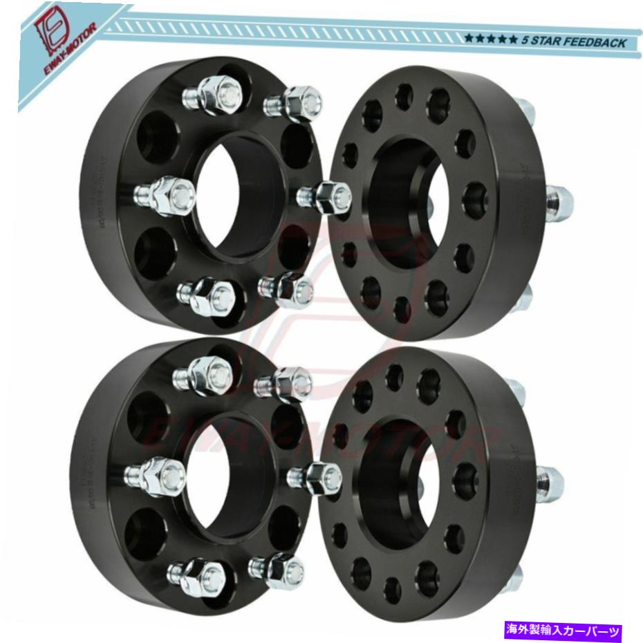 スペーサー 6x5 1.5インチフィット2005 GMC Envoy Chevrolet Trailblazer（4）ホイールスペーサー12x1.5 6x5 1.5 inch Fits 2005 GMC Envoy Chevrolet Trailblazer (4) Wheel Spacers 12x1.5【並行輸入品】