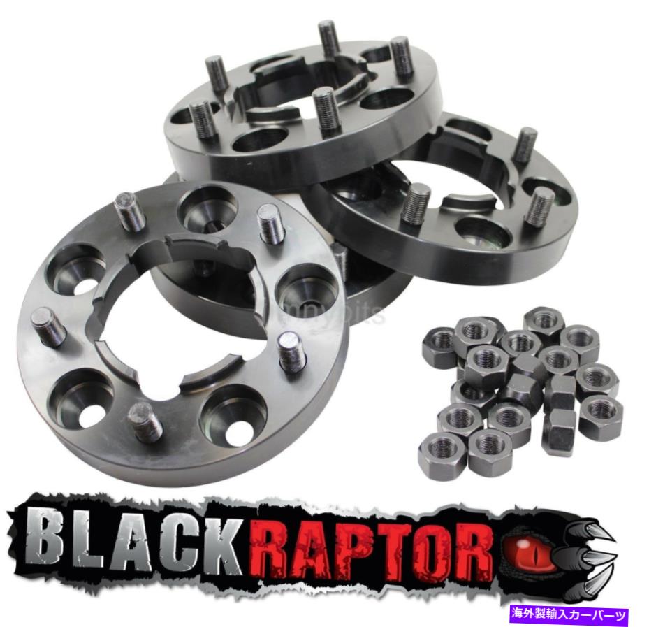 スペーサー ブラックラプターハブセントリック30mmアルミニウムランドローバーディスカバリー1ホイールスペーサー Black Raptor Hubcentric 30mm Aluminium Land Rover Discovery 1 Wheel Spacers【並行輸入品】