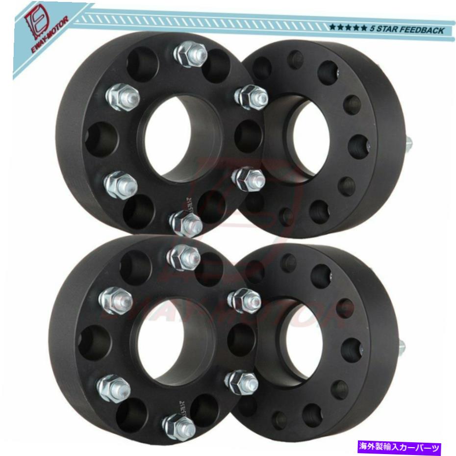 スペーサー 6x5.5 2インチフィットシボレーシルバラードGMCシエラ1500タホ（4）ホイールスペーサー14x1.5 6x5.5 2 inch Fits Chevy Silverado GMC Sierra 1500 Tahoe (4) Wheel Spacers 14x1.5【並行輸入品】