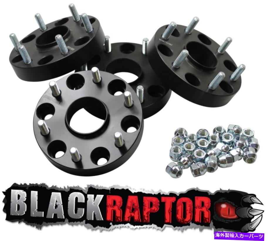 スペーサー 黒いラプター三菱パジェロ /将軍30mmハブセントリック2000ホイールスペーサー Black Raptor Mitsubishi Pajero / Shogun 30mm Hubcentric 2000 ON Wheel Spacers【並行輸入品】