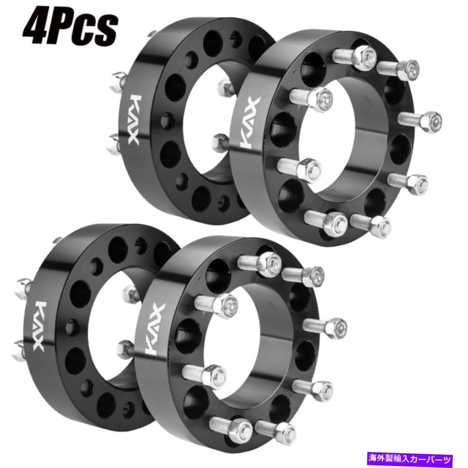 スペーサー 4PCS 8x170ホイールスペーサー2インチ14x1.5フォードF-250 F-350スーパーデューティエクスカーション 4Pcs 8x170 Wheel Spacers 2 inch 14x1.5 For Ford F-250 F-350 Super Duty Excursion【並行輸入品】