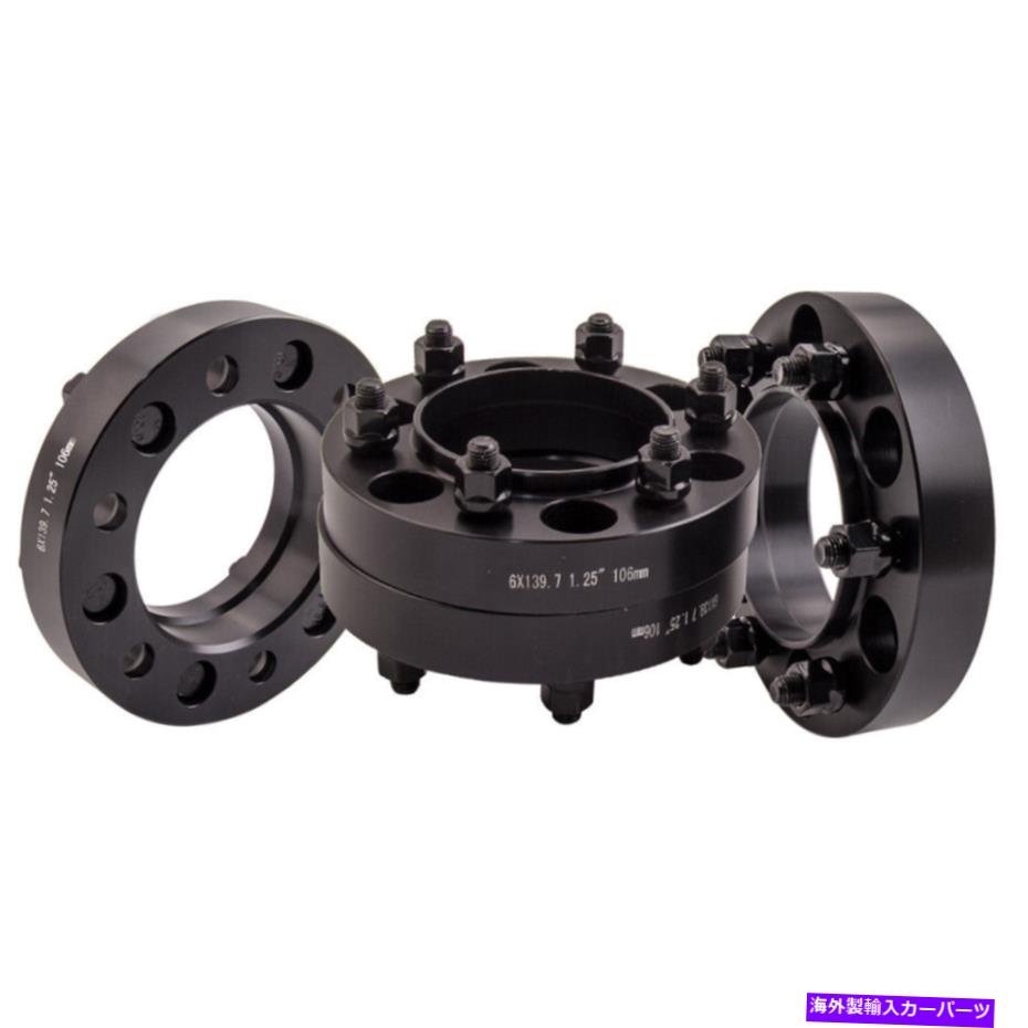 スペーサー 4PC 1.25 ''トヨタのホイールスペーサー4ランナー1996-2015 96-15 6x139.7 MM 2010 4PC 1.25'' Wheel Spacers For Toyota 4-Runner 1996-2015 96-15 6x139.7 MM 2010【並行輸入品】