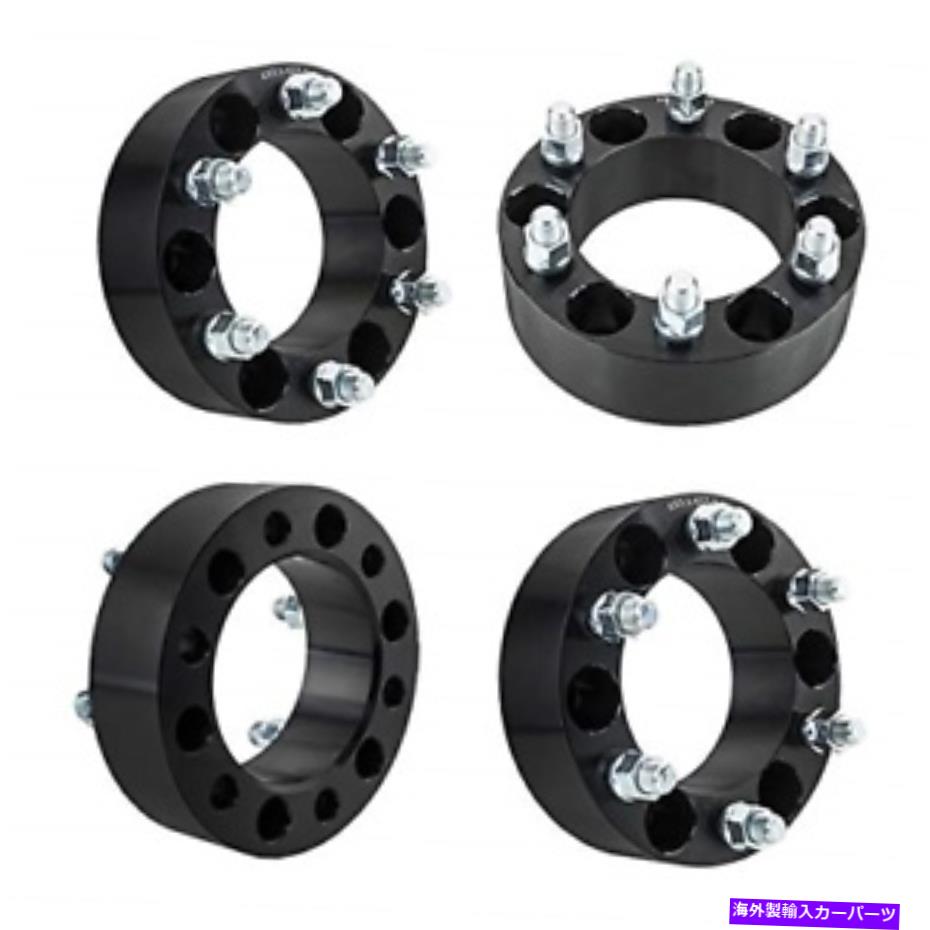 スペーサー Trible 6 4pcs 6 Lug 6x5.5ホイールスペーサーアダプター2 50mm厚6x5.5 6x139 .... TRIBLE SIX 4PCS 6 Lug 6x5.5 Wheel Spacers Adapters 2 50mm Thick 6x5.5 6x139....【並行輸入品】