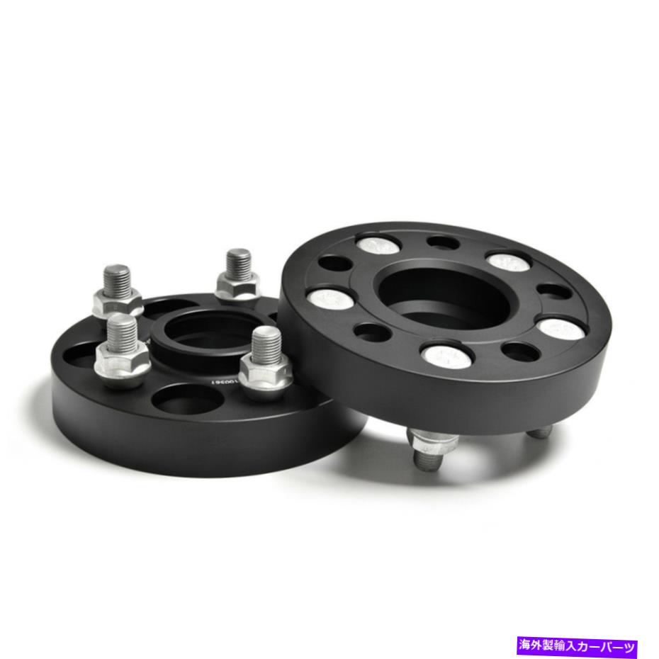 スペーサー 2PCS 25mmブラックホイールスペーサーフィットフォードCマックス、エッジ、エスケープ、フォーカス（FIT：FORD） 2pcs 25mm Anodize Black Wheel Spacer fit Ford C-Max,Edge,Escape,Focus(Fit:Ford)【並行輸入品】