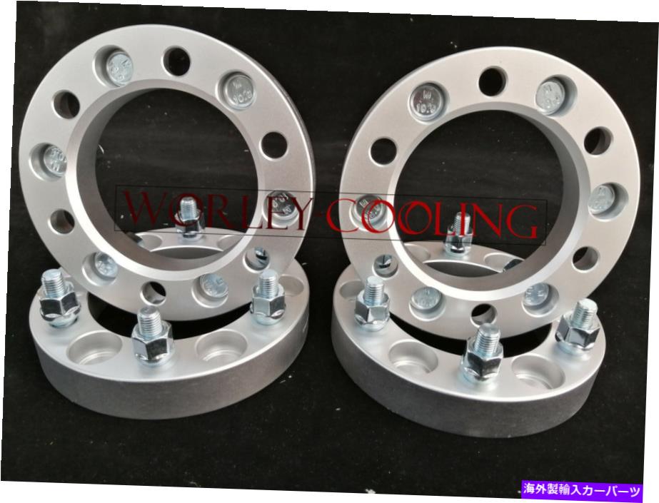 スペーサー 4PCSホイールスペーサーのためのホイールスペーサーGU 12x1.25 30mm 6x5.5（6x139.7）シルバー 4PCS Wheel Spacers For Nissan Patrol GQ GU 12x1.25 30mm 6X5.5(6X139.7) SILVER【並行輸入品】