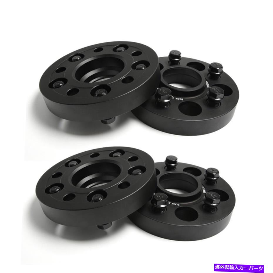 スペーサー メルセデス用の45mmブラックホイールスペーサーW124 W210 W211 W212 W202 W203 W204 W205 4 25MM Black Wheel Spacers for Mercedes W124 W210 W211 W212 W202 W203 W204 W205【並行輸入品】