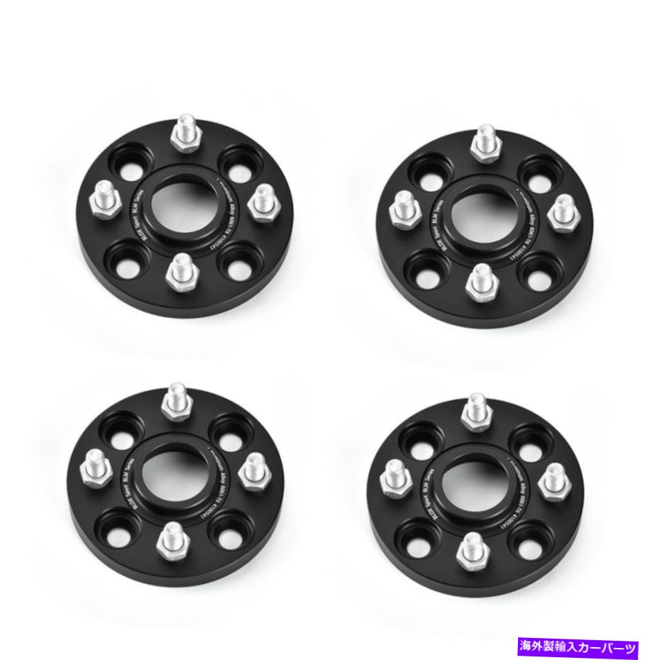 スペーサー フロント15mmバック20mmハブセントリック4x100ホンダジャズフィットGK5 GE GD用のホイールスペーサー Front 15mm Back 20mm Hubcentric 4x100 Wheel Spacers for Honda Jazz Fit GK5 GE GD【並行輸入品】