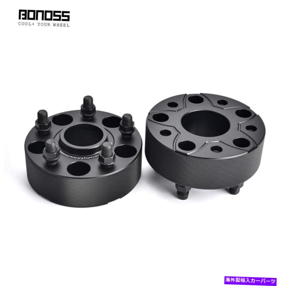 スペーサー Bonoss 2pc 50mmハブ中心ホイールスペーサー用テスラモデルS格子価格P100 P85 90d用 BONOSS 2Pc 50mm Hub Centric Wheel Spacers for Tesla Model S Plaid P100 P85 90D【並行輸入品】