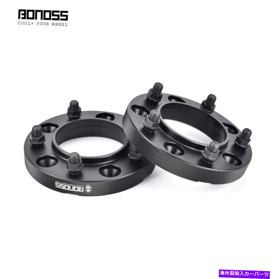 スペーサー 2PC 35mmハブセントリック5x150ホイールアダプタートヨタツンドラセコイア08-21 2Pc 35mm Hubcentric 5x150 Wheel Adapter Spacers for Toyota Tundra Sequoia 08-21【並行輸入品】