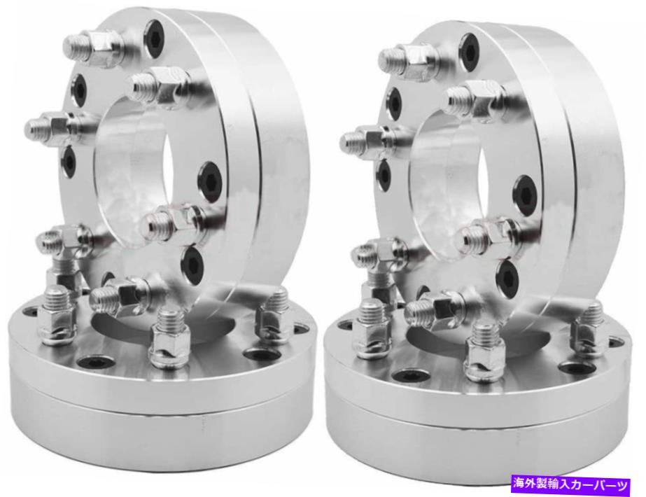 スペーサー 5x135?6x5.5ホイールアダプター2インチ使用5ラグF-150 12x1.5スタッドで6ラグホイール 5x135 to 6x5.5 Wheel Adapters 2 Inch Use 6 Lug Wheels On 5 Lug F-150 12x1.5 Stud【並行輸入品】
