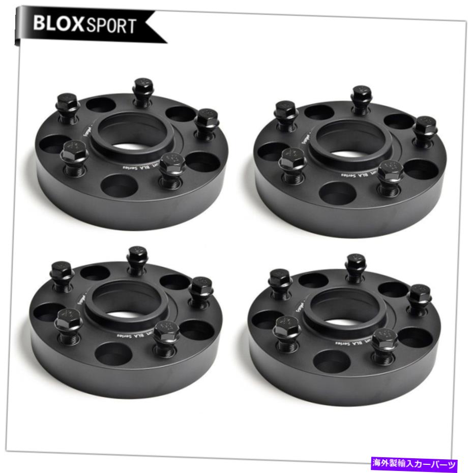 スペーサー ターナーモータースポーツ - シルバーシルバーホイールスペーサーボルトキット-17.5mm 4x25mm Porsche 5x130 hub centric wheel spacers Forged Aluminum with black bolts【並行輸入品】