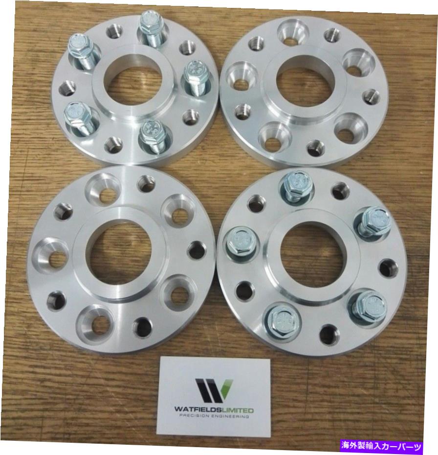 スペーサー BMWフォードアル5x120 5x112 to 5x120 Hubcentric Adapters 20mm 57.1 to 65.1CB StainlessSteel threads UK【並行輸入品】