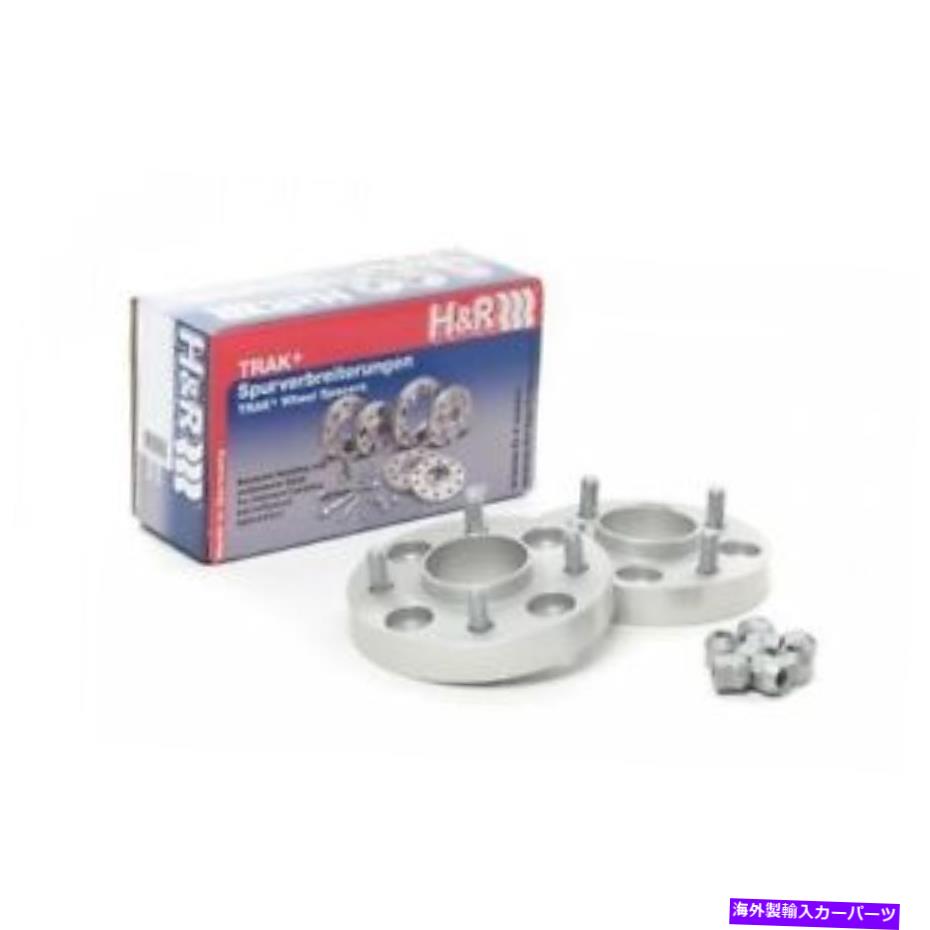 スペーサー ヴォルクスワーゲンビートルのアイバッハ98-2010 VR6 H&R Springs 3465642SW DRM 17mm Trak+ Wheel Spacer - 5/114.3 Bolt Pattern NEW【並行輸入品】