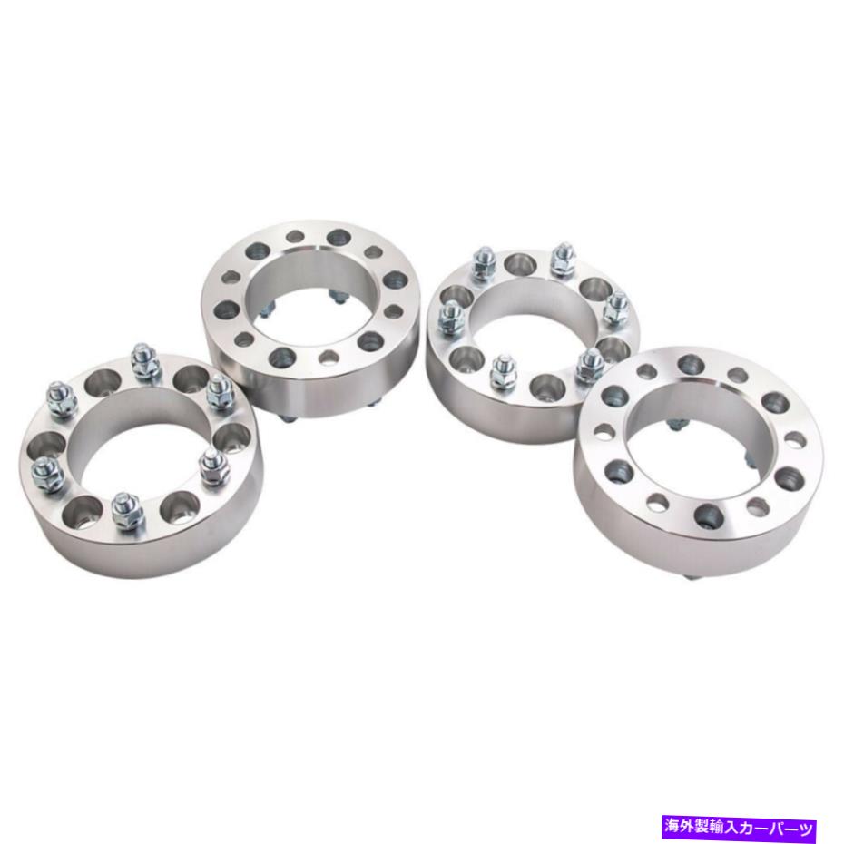 スペーサー （4）Toyota 4-Runner FJ Cruiser Sequoia用2インチホイールスペーサーアダプター6x5.5 (4) 2 inch Wheel Spacers Adapters 6x5.5 for Toyota 4-Runner FJ Cruiser Sequoia【並行輸入品】