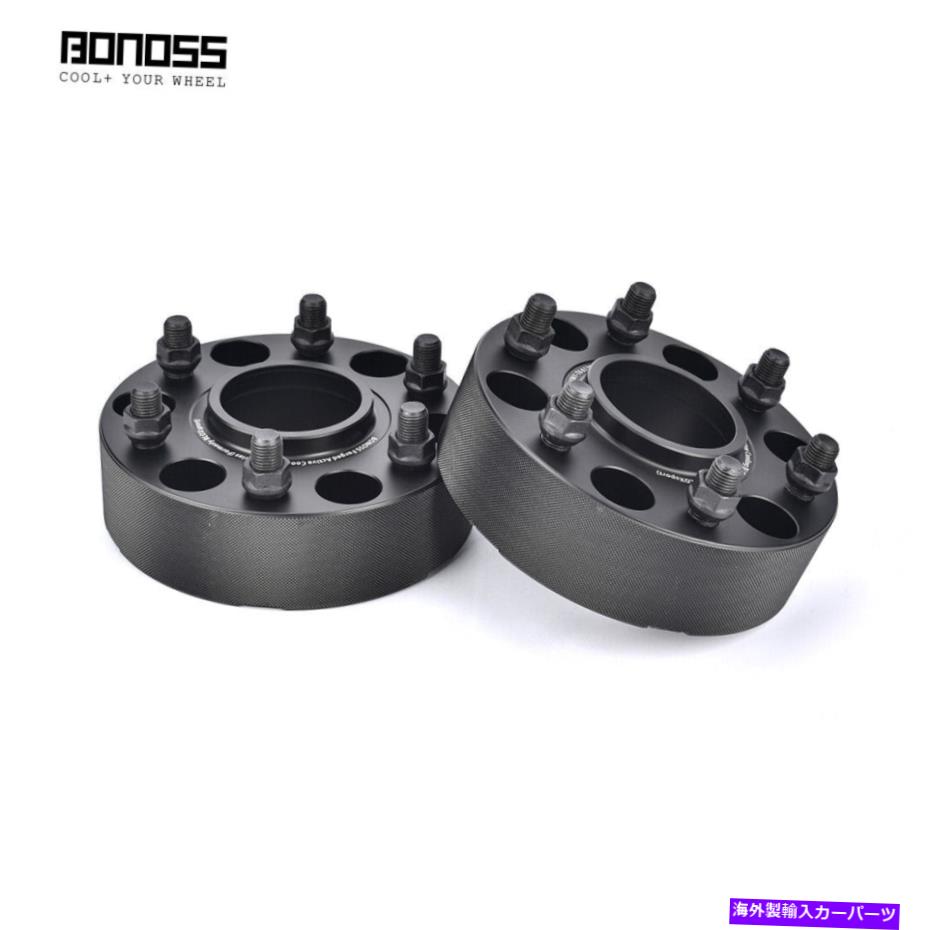 スペーサー Bonoss 6x139.7 14x1.5スタッドハブセントリックホイールスペーサー用トヨタツンドラ50mm 2pc BONOSS 6x139.7 14x1.5 Stud Hubcentric Wheel Spacers for Toyota Tundra 50MM 2Pc【並行輸入品】