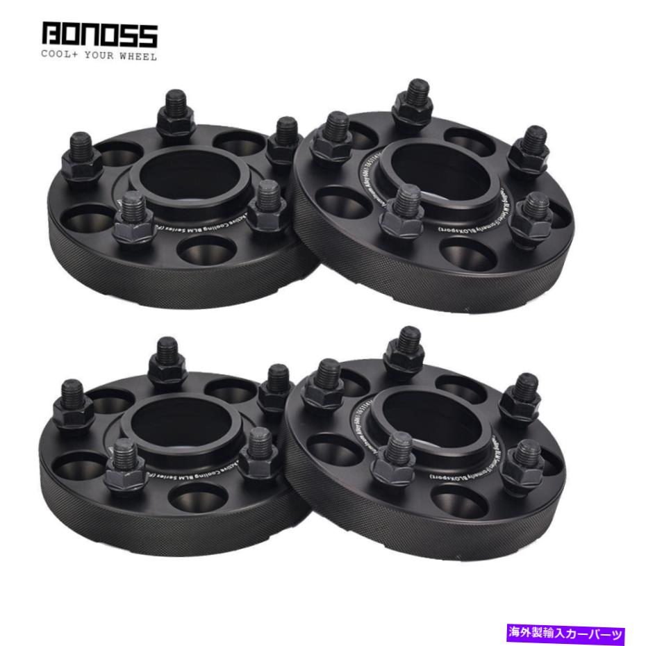 スペーサー 4PC 25mm 1インチハブセントリック5x4.5ホンダアコードシビックS2Kアキュラ用ホイールスペーサー 4Pc 25mm 1 inch Hubcentric 5x4.5 Wheel Spacers for Honda Accord Civic S2K Acura【並行輸入品】