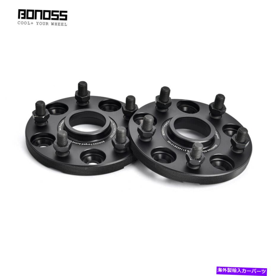 スペーサー Kia Stinger 2017-2019の2PC 15mm Bonoss Hubcentricホイールスペーサー 2pc 15mm BONOSS Hubcentric Wheel Spacers for Kia Stinger 2017-2019【並行輸入品】