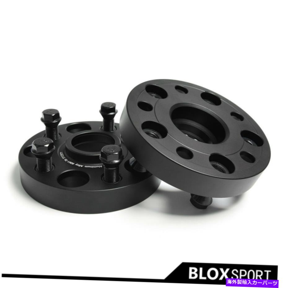 スペーサー メルセデスベンツGL63 AMGホイールスペーサー5x112 + 10pcsブラックM14x1.5ボルト用2x25mm 2x25mm For Mercedes-Benz GL63 AMG Wheel Spacer 5x112 + 10pcs Black M14x1.5 Bolts【並行輸入品】