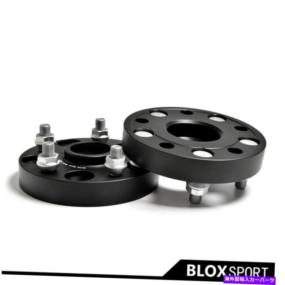 スペーサー 日産葉の2pcs 25mm SV Typ ZE1、370Zロードスターホイールスペーサーが鍛造6061-T6 2pcs 25mm for Nissan Leaf SV Typ ZE1, 370Z Roadster Wheel Spacers Forged 6061-T6【並行輸入品】