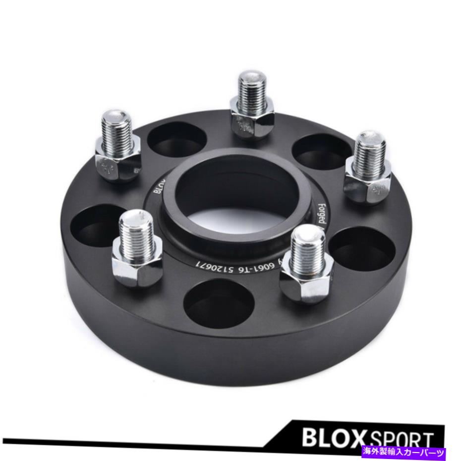 スペーサー 5x120 2x25mmシボレーのホイールスペーサーカマロハブボア67.1 M14x1.5スタッドナッツ 5x120 2x25mm Wheel Spacers for Chevrolet Camaro Hub Bore 67.1 M14x1.5 Studs Nuts【並行輸入品】