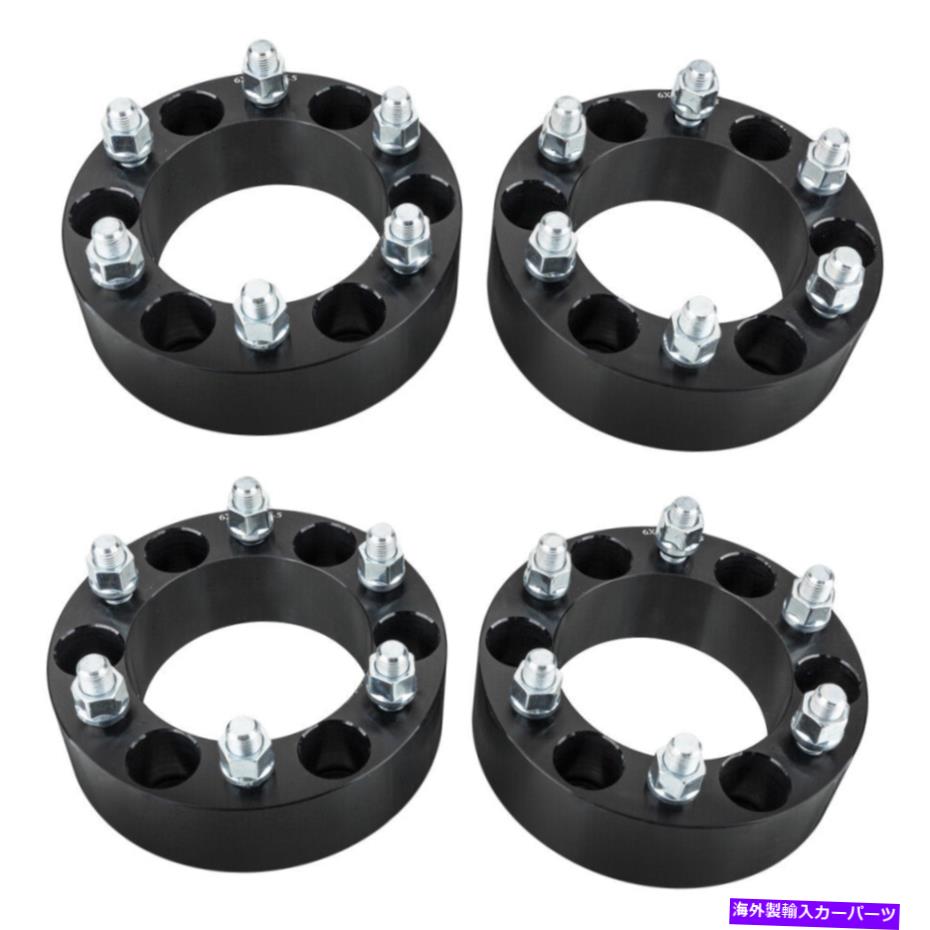 スペーサー 2 '' 6x5.5 ''シボレー郊外のホイールスペーサーアダプター1500 K1500エクスプレス1500 2'' 6x5.5'' Wheel Spacer Adapters for Chevrolet Suburban 1500 K1500 Express 1500【並行輸入品】