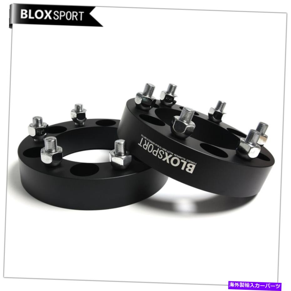 スペーサー 30mm 2PCオフロードホイールスペーサー6x5.5日産パトロールY60 Y61ナバラD22のための偽造 30mm 2Pc offroad wheel spacers 6x5.5 Forged for Nissan Patrol Y60 Y61 Navara D22【並行輸入品】