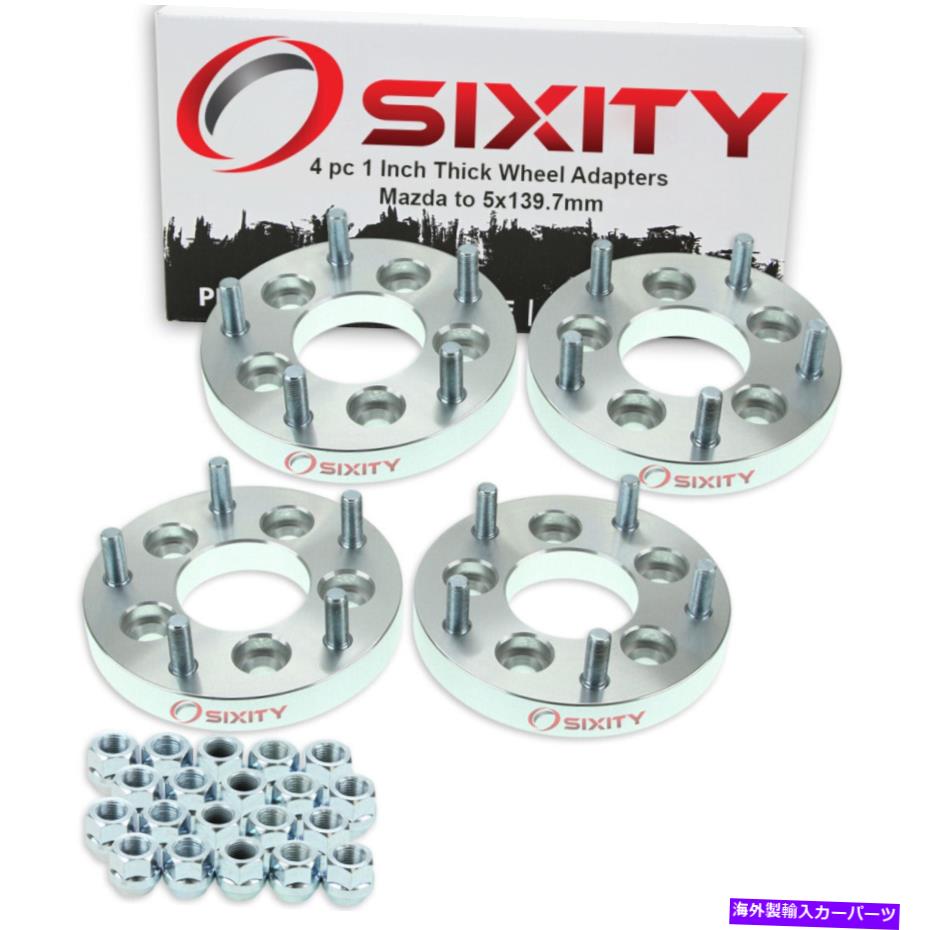 スペーサー 4PC 5x114.3mmから5x139.7mmホイールスペーサーアダプター1 \