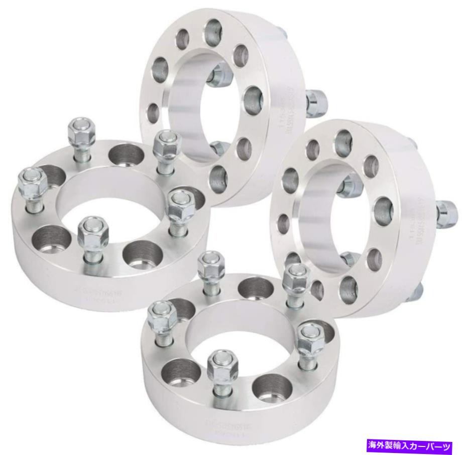 スペーサー 5x5?5x4.5ホイールアダプター1.5インチJK 1/2x20 4pcsのジープTJ YJホイールを入れます 5x5 to 5x4.5 Wheel Adapters 1.5\