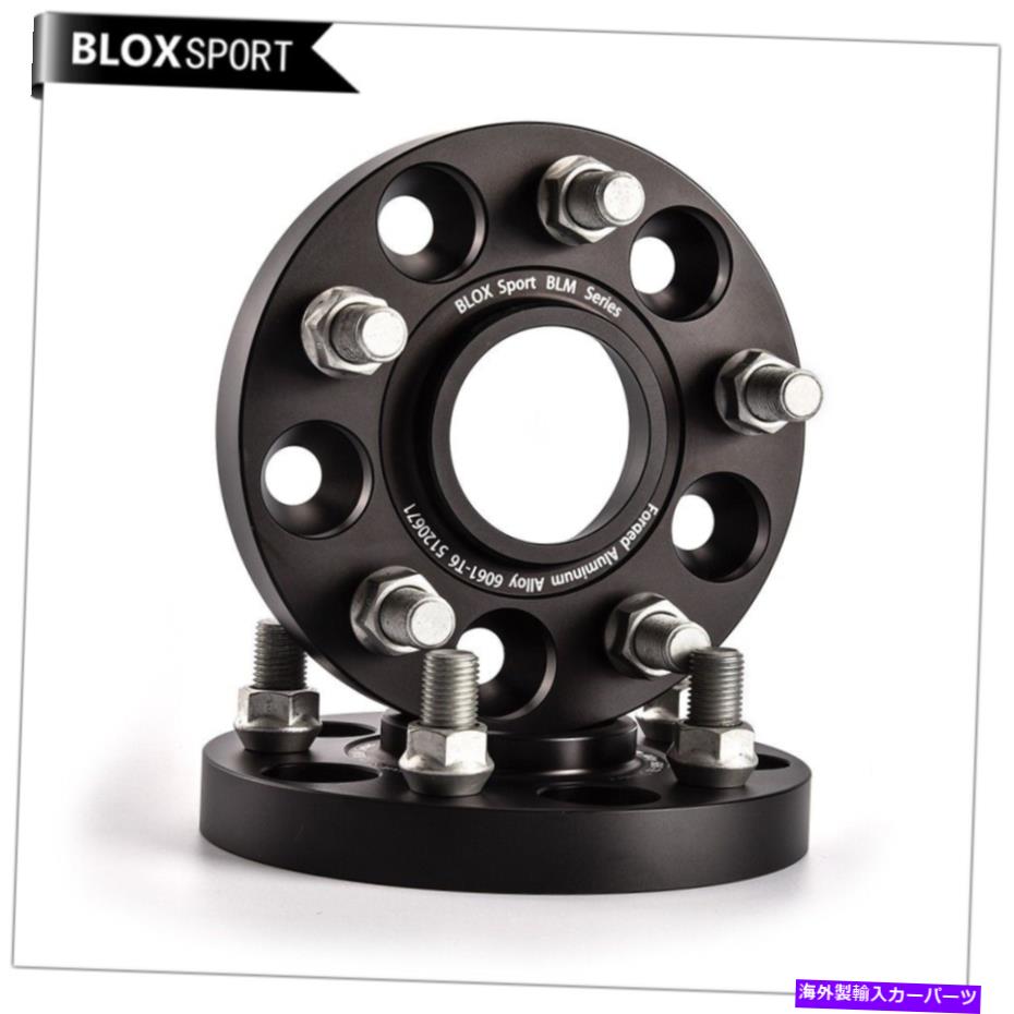 スペーサー 2x25mmシボレーカマロv viハブ中心ホイールスペーサー5x120 CB67.1 M14X1.5スタッド 2x25mm Chevrolet Camaro V VI hub centric wheel spacers 5x120 CB67.1 M14x1.5 stud【並行輸入品】