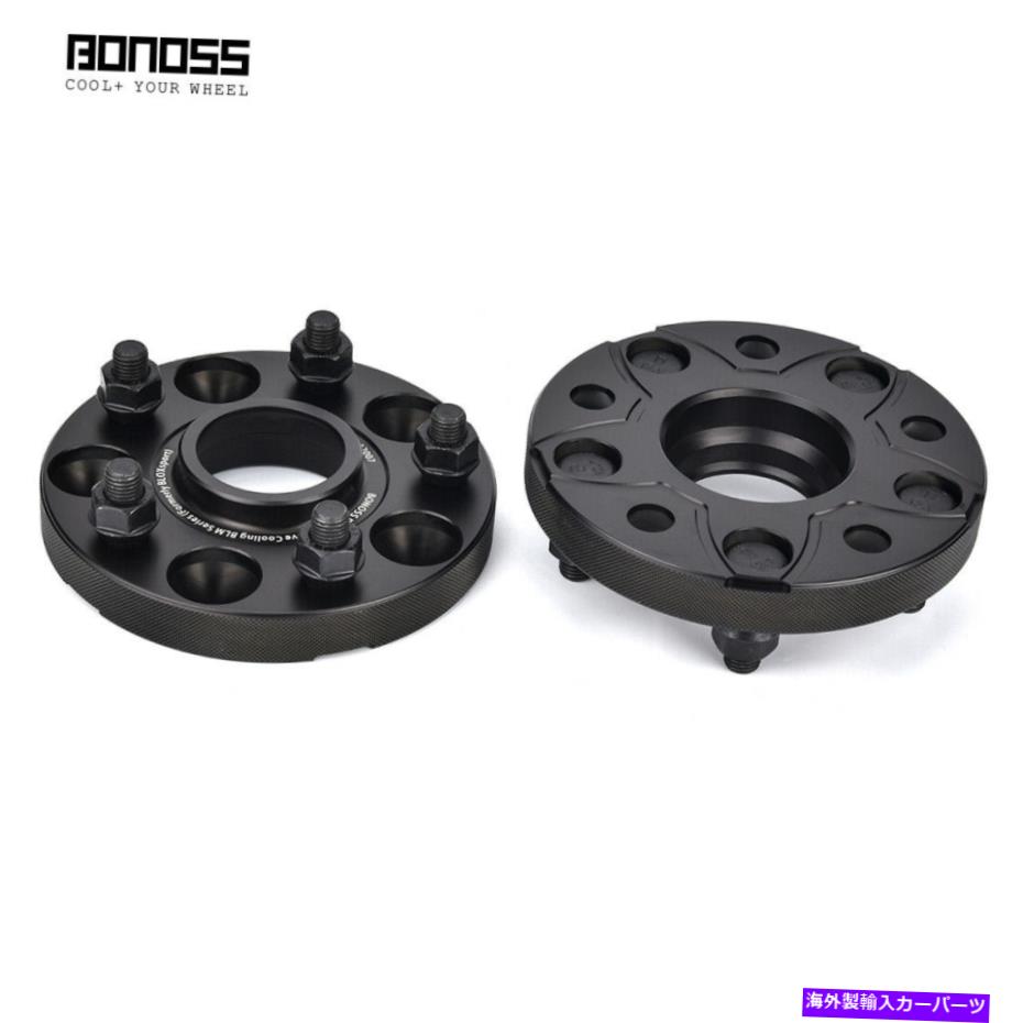 スペーサー Bonoss 2PC 20mm 5x4.5 1/2-20ホイールスペーサー1993-2014 Ford Mustangのハブセントリック BONOSS 2Pc 20mm 5x4.5 1/2-20 Wheel Spacers Hubcentric For 1993-2014 Ford Mustang【並行輸入品】