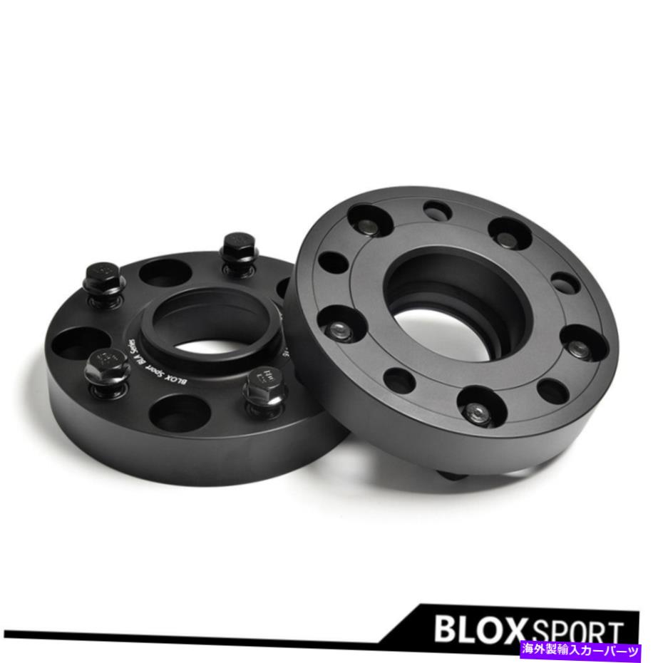 スペーサー 5ホール5x130 CB71.6 Porsche Cayenne Turbo 2011+ for Porsche Cayenne Turboのブラックホイールスペーサー（2PC 25mm） 5Hole 5x130 CB71.6 Black Wheel Spacer (2pc 25mm) For Porsche Cayenne Turbo 2011+【並行輸入品】