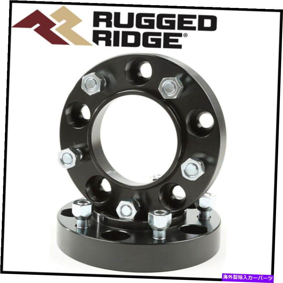 スペーサー 頑丈なリッジホイールスペーサーは2007-2018トヨタツンドラジープラングラーJKに適合します Rugged Ridge Wheel Spacers Fits 2007-2018 Toyota Tundra Jeep Wrangler JK【並行輸入品】