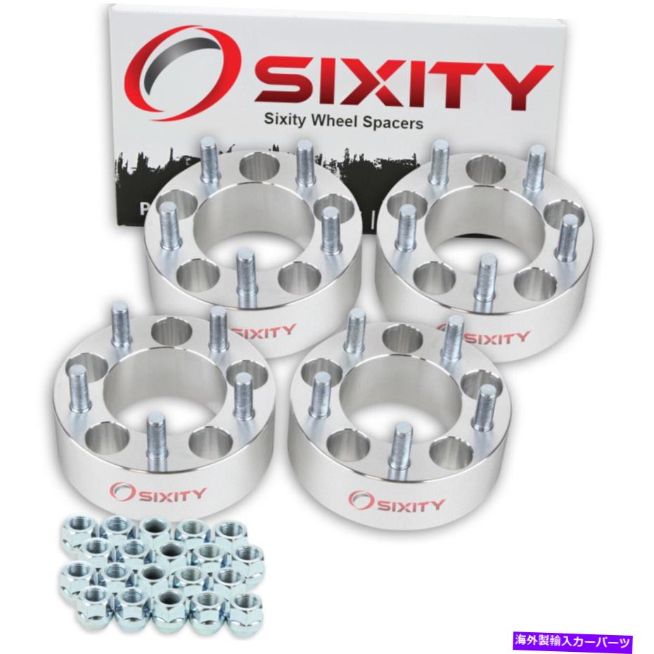 スペーサー 4x 5x4.5 5ラグ2 ''ジープTJ、YJ、XJ、KJ、KK、ZJ、MJ用のホイールスペーサーアダプター 4X 5x4.5 5 Lug 2'' Wheel Spacers Adapters for Jeep TJ, YJ, XJ, KJ, KK, ZJ, MJ【並行輸入品】