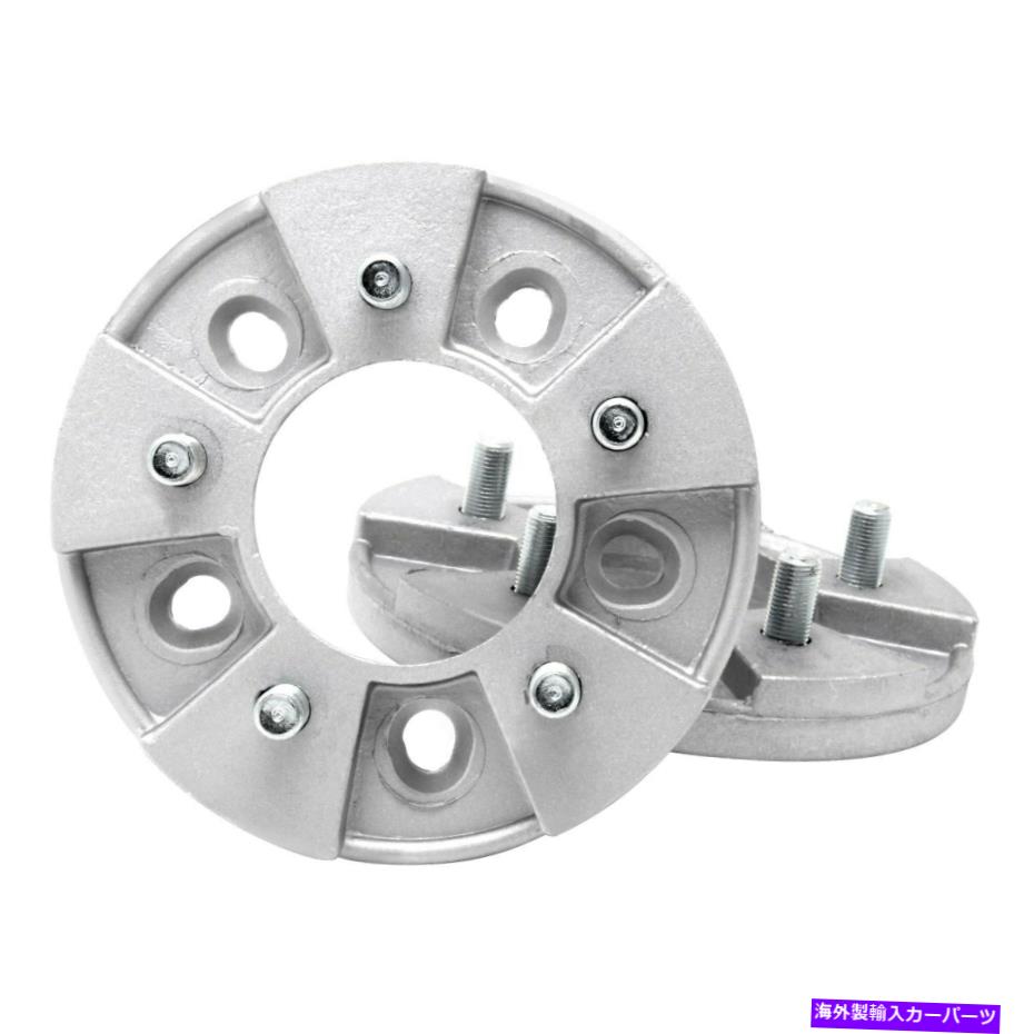 スペーサー Ford Aerostar 1990-1996トランスダップシルバーアルミホイールアダプター For Ford Aerostar 1990-1996 Trans-Dapt Silver Aluminum Wheel Adapters【並行輸入品】