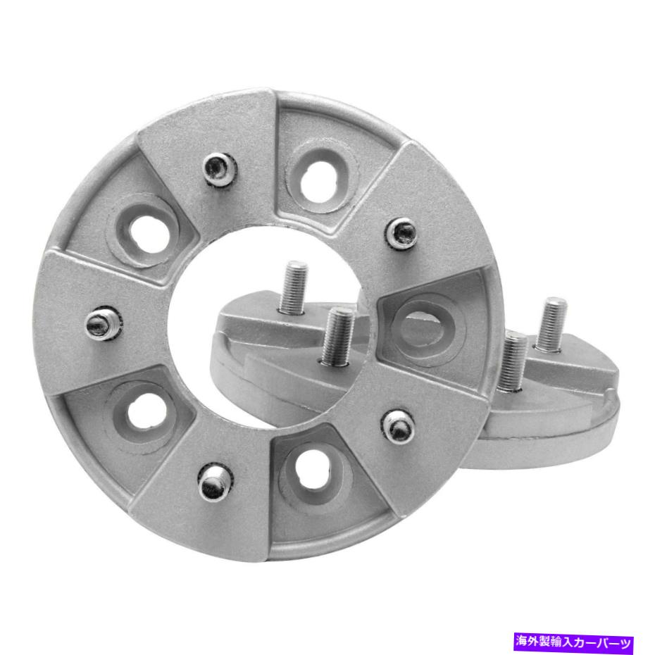 スペーサー Chevy Camaro 1967-1981トランスダップシルバーアルミホイールアダプター For Chevy Camaro 1967-1981 Trans-Dapt Silver Aluminum Wheel Adapters【並行輸入品】