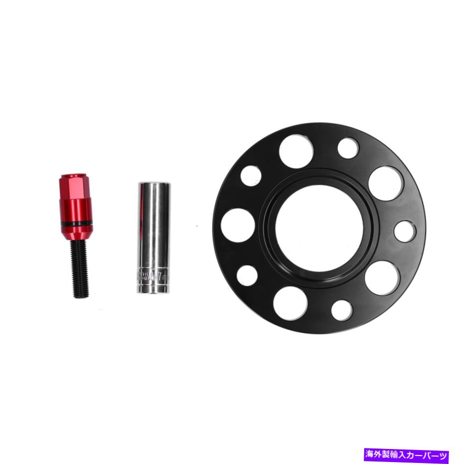 スペーサー ハブ中心ホイールスペーサーフランジキット0.6インチレッド1 3 5 6 7 8セリエ Hub Centric Wheel Spacers Flange Kit 0.6in W/ Red For 1 3 5 6 7 8 Serie【並行輸入品】