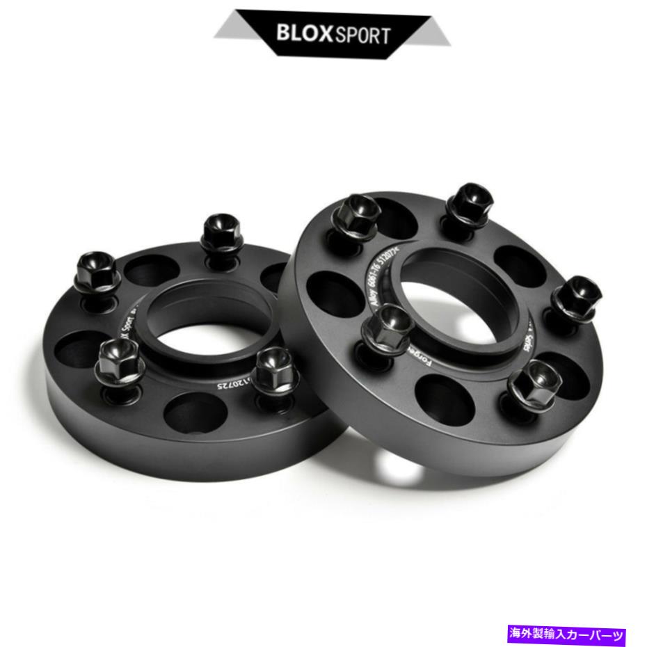 スペーサー BMW M3 E36、E46、E90、E91、E92、E93用の2x 25mm 1インチ厚さホイールスペーサーアダプター 2x 25mm 1inch Thick Wheel Spacer Adapter for BMW M3 E36, E46, E90, E91, E92, E93【並行輸入品】